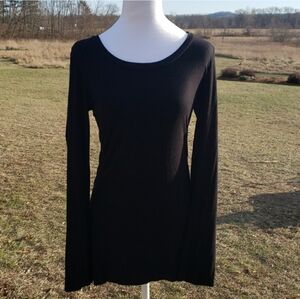 Black Long Sleeve Top